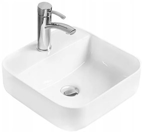 Mexen SILVIA UMÝVADLO, 39x39 CM, biela, 21863900