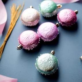 Vianočné ozdoby MACARONIE 714597 (9ks)