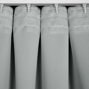 ZATEMŇOVACÍ ZÁVES NA PÁSKE MILÁNO 140X300 CM STRIEBORNÁ