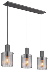 Globo 15904-3H - Luster na lanku TULIVAR 3xE27/40W/230V šedá