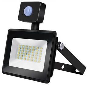 Aigostar B.V. Aigostar - LED Reflektor so senzorom LED/50W/230V 4000K IP65 čierna AI0392