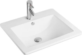 Mexen Lora vstavané umývadlo do dosky 53 x 46 cm, biele - 25365300