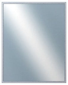 DANTIK - Zrkadlo v rámu, rozmer s rámom 40x50 cm z lišty Hliník strieborná drásaná (7269218)
