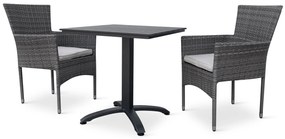 Balkónový set Ristorante + 2x ratanové kreslo Bali PREMIUM