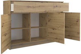 Komoda Drezi 120 cm hnedá