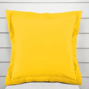 Biante Dekoračná obliečka na vankúš s lemom Rongo RG-029 Sýto žltá 40 x 40 cm