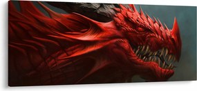 Obraz - Drak (120x50 cm)