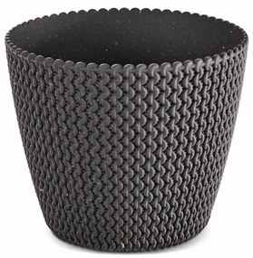 Kvetináč PLOWY ECO antracit