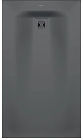 DURAVIT Sustano obdĺžniková sprchová vanička z materiálu DuraSolid, Antislip, 1400 x 800 x 30 mm, tmavo šedá matná, 720280650000000