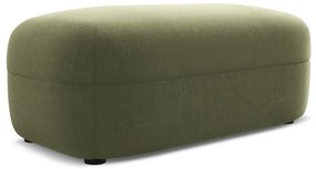 Zelená zamatová podnožka Moana – Makamii