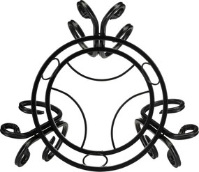 STOJAN NA KVETINÁČ SHANE 21X38 CM ČIERNA