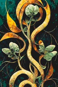 Gario Maľovanie podľa čísel Abstraktný kvet Rozmery: 80 x 120 cm, Rámovanie: Iba zrolované plátno