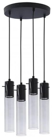 Luster na lanku LOOK GRAPHITE 4xGU10/50W/230V