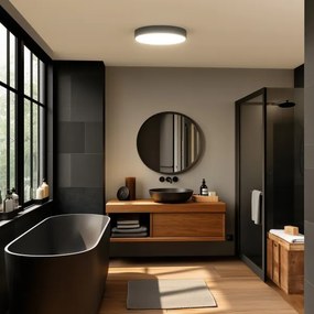 Brilagi - LED Kúpeľňové stropné svietidlo POOL LED/36W/230V pr. 40 cm IP54 čierne