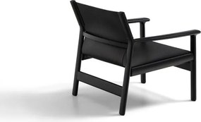 Čierne kožené kreslo Jan – Kave Home