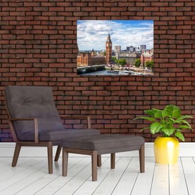 Sklenený obraz - Big Ben (70x50 cm)
