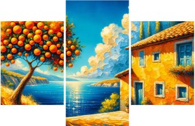 Obraz - Dom s pomarančmi II. (90x60 cm)