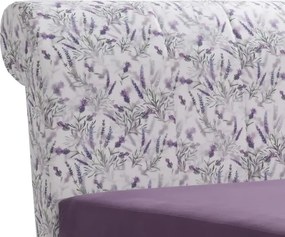 Čalúnená posteľ DALAS, 200x180, levanduľa + fialová (levanduľa 3741/104 + art14861)