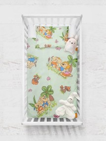 Detské bavlnené obliečky do postieľky - zvieratka Veľkosť: 130x90cm/65x45cm
