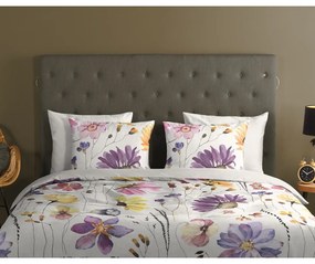 Biele bavlnené obliečky na jednolôžko 140x200 cm – Good Morning