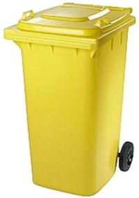 Popolnica 240 l žltá UH kuka KLC