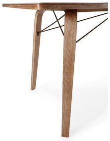 Jedálenský stôl s doskou v dubovom dekore 90x180 cm Lujan – MOME