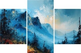 Obraz - Maľba hôr (90x60 cm)