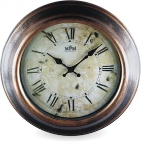 Nástenné hodiny MPM, 2503.50 - hnedá, 41cm