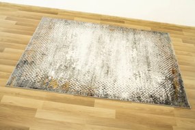 Koberec Merry 243 Multi Grey, strieborný / zlatý / biely