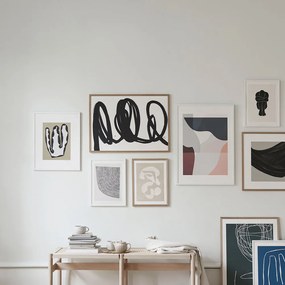 The Poster Club Plagát Curves by Leise Dich Abrahamsen 50x70 cm