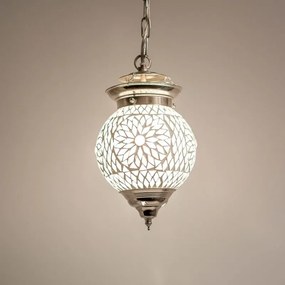Mosaic lampa závesná orientálna Globe CRYSTAL Ø15