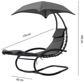 Hojdacie kreslo do záhrady Ruby