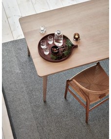 Antracitový vnútorný a vonkajší koberec 60x85 cm Edit Charcoal – Pappelina