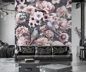 Gario Fototapeta Ružové kvety abstraktné - Andrea Haase Materiál: Vliesová, Rozmery: 300 x 300 cm