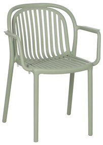 Zelená plastová jedálenská stolička Alia – Ixia