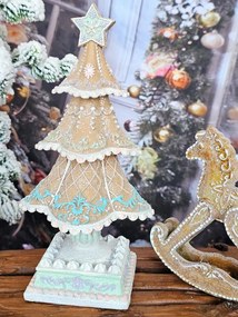 Dekorácia vianočný perníkový stromček Gingerbread Tree - 12*12*25 cm