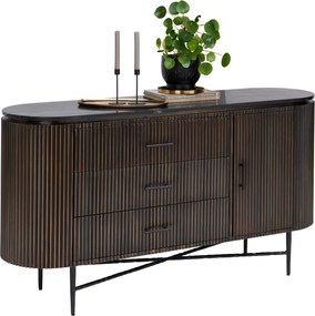 XXXLutz ŠIROKÁ KOMODA, mosadzná, 150/80/40 cm Ambia Home - Komody - 000204001001