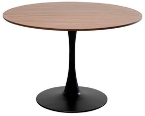 Schickeria jedálenský stôl čierny Ø110 cm