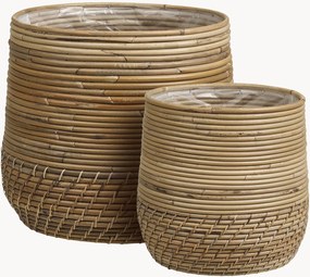 Ratanové kvetináče Moro, 2 ks