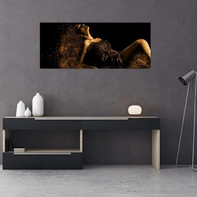 Obraz - Žena zo zlata (120x50 cm)