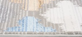 TA Koberec D654B BIELA D_MODRÉ ÚDOLIE Rozmer: 80x150 cm