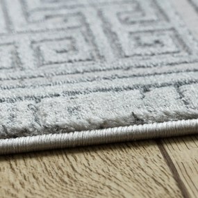 Dywany Łuszczów, Kusový koberec Allure 8783 l.grey/white, 140x190, šedá, kancelária