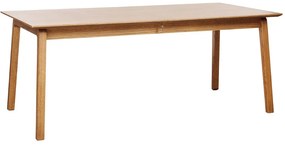 Rozkladací jedálenský stôl Zabrina 190-290 cm prírodný dub