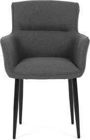 Jedálenská stolička sivá DCH-J2159 GREY2