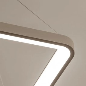 BRILAGI - LED Stm luster na lanku FALCON SLIM LED/50W/230V 50x50 cm béžová + DO