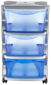 BAMA Regál Insieme 3, modrý