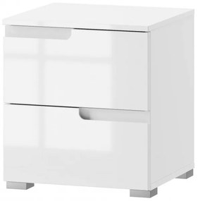 Nočný stolík Selene 47 cm biely