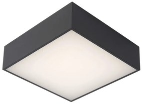 Lucide 27816/10/29 ROXANE - Prisadené stropné osvetlenie do kúpeľne - LED - 1x10W 2700K - IP54 - antracit