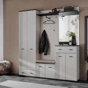 Predsieňový nábytok Hugo III Cc Hg3+P2 Vankúš Kašmír/Čierna