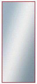 DANTIK - Zrkadlo v rámu, rozmer s rámom 50x120 cm z lišty Hliník červená m. (7002244)